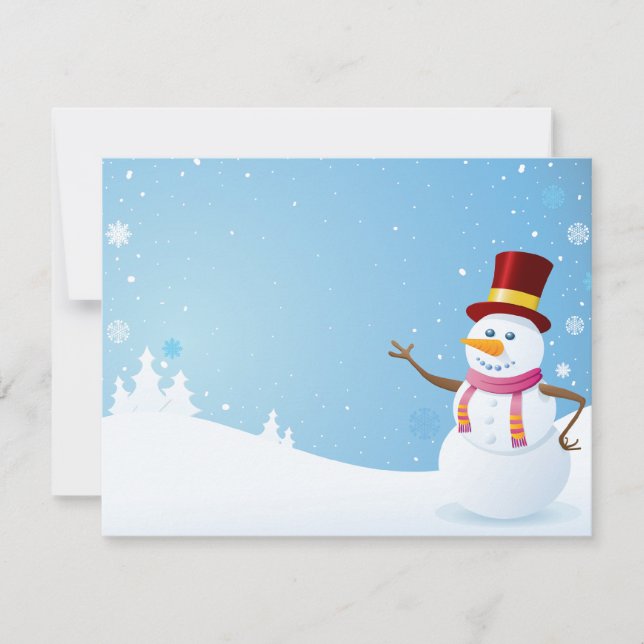 Boneco de Neve Feliz (Frente)