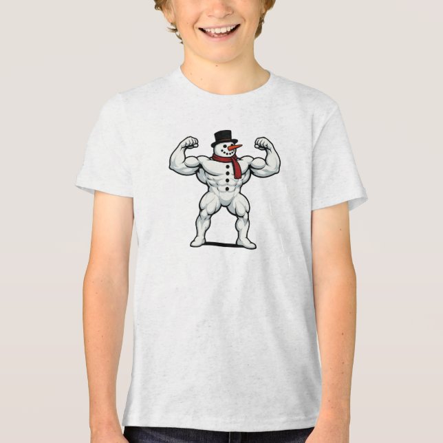 Boneco de neve fitness Natal/inverno (Frente)