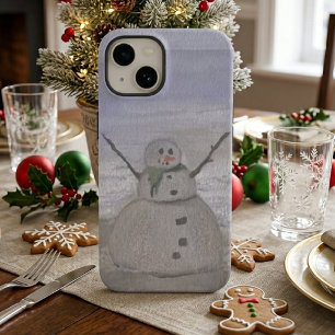 Boneco de Neve Gelado na Praia