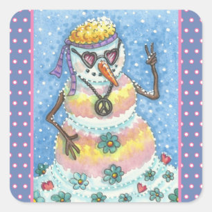 BONECO DE NEVE GROOVY, ETIQUETAS Squ do NATAL do