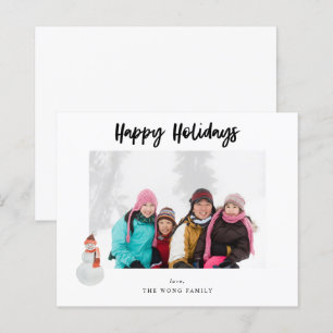 Boneco de Neve Orçamento Feliz Natal Foto - Branco
