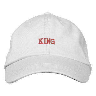 Bonés de chapéus bordados de algodão branco