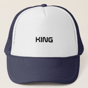 Bonés de nome de texto personalizados do Rei que O