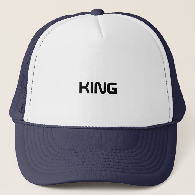 Bonés de nome de texto personalizados do Rei que O (Frente)