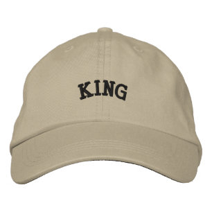 BONÉS de Visor do KING Text Hats
