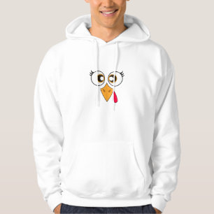 Bonita Ação de Graças Turquia Cara de Camisa Mulhe