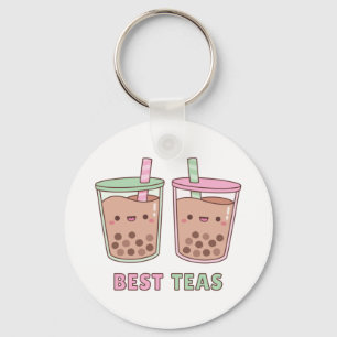 Bonita Boba Tea, Melhor Teas Pun, Bestie chaveiro