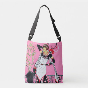 Bonita bolsa de corpo cruzado