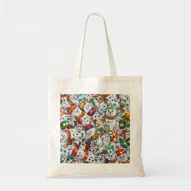 Bonita bolsa de tote de Snowmen (Frente)