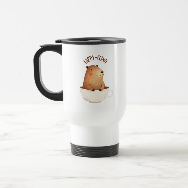 Bonita Caneca de viagem Capybara, Ideia de present (Esquerda)