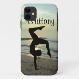BONITA CAPAS DE IPHONE DE GINÁSTICA PERSONALIZADA