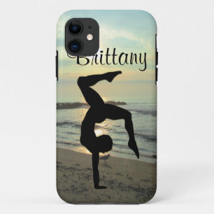 BONITA CAPAS DE IPHONE DE GINÁSTICA PERSONALIZADA