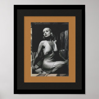 Bonita Carole Lombard Poster