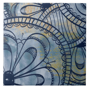 Bonita cinza azul industrial faux cobre