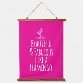 Bonita e fabulosa como um flamingo