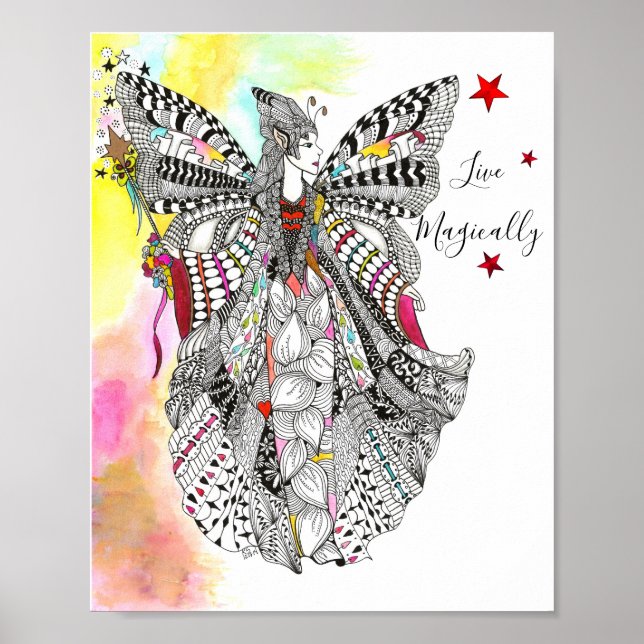 Bonita e Mágica Rainha Poster (Frente)