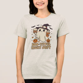 Bonita enfermeira de turnos noturnos Ghost T-Shirt