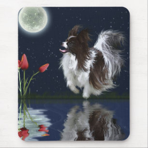 Bonita Fantasy PAPILLON DOG Mousepad