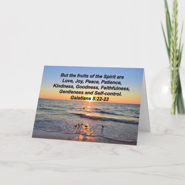 BONITA GALÁCIA 5:22 CARTÃO DE TORÇÃO DO SOL (Frente)