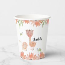 Bonita Girafa De Bebê Cintada Com Aquarela