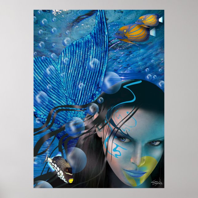 Bonita Mara Mermaid Poster (Frente)