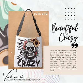 Bonita, mas louca, Tote Bag ecológica