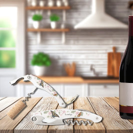 Bonita Monograma Borboletas Florais Favor de Brida