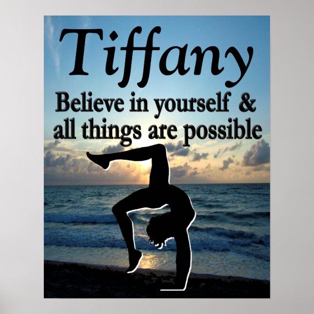 BONITA POSTER DE GAROTA PERSONALIZADA (Frente)