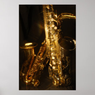 Bonita Poster Saxaphone