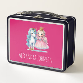 Bonita Princesa e Unicórnio Brilhante, Cor-de-Rosa