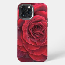 Bonita rosa vermelha iphone 13 Pro Max Tough