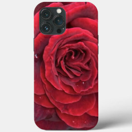 Bonita rosa vermelha iphone 13 Pro Max Tough