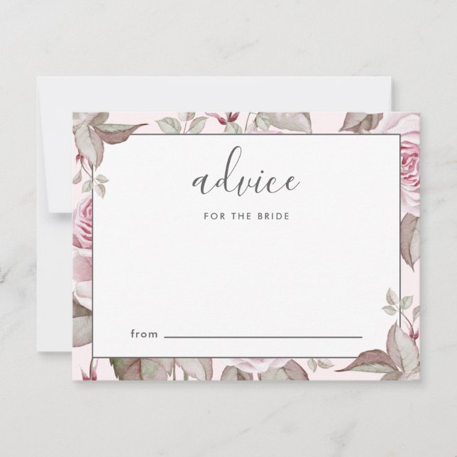 Bonita Rosas Rosa - Aconselhamento para a Noiva (Frente)