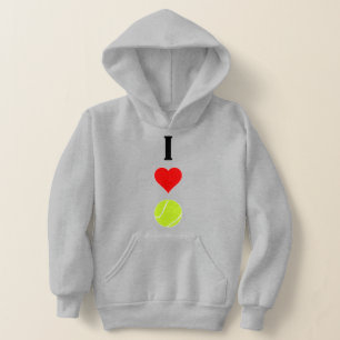 Bonita Vertical I Love/Heart Tênis Girls Sports