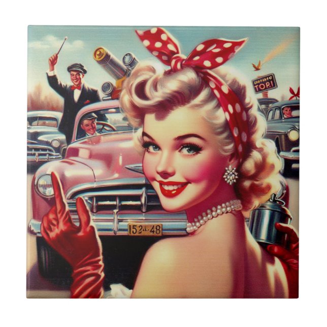 Bonita Vintage dos anos 50 (Frente)