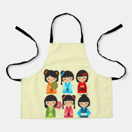 Bonitas bonecas japonesas Kokeshi