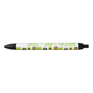 Bonitas Expressões Caneta de Tinta Preta