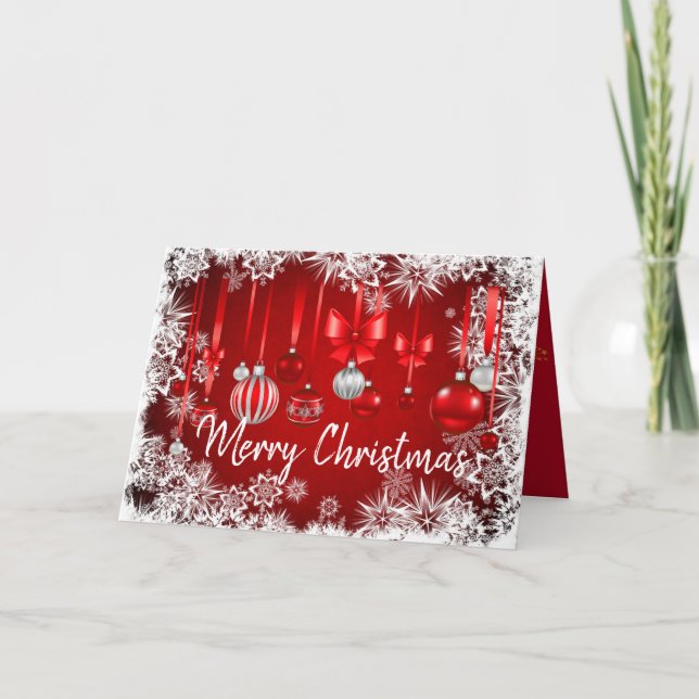 Bonitas Expressões Cartões de Natal de Férias (Frente)