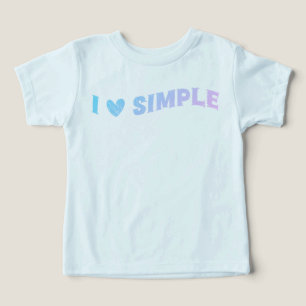 Bonito Adoro Design simples para crianças e bebês