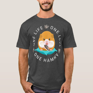 Bonito Adoro Hamster Camisa Uma Vida Um Amor