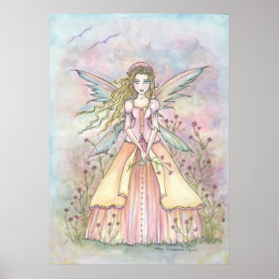 Bonito Belle Fantasy Fairy Poster Impressão