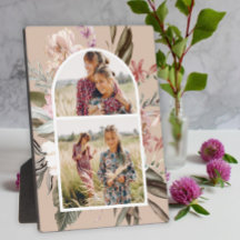 Bonito Boho Floral Duas Placas Fotográficas