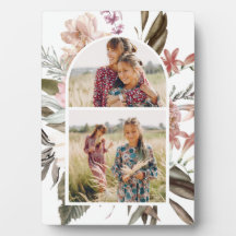 Bonito Boho Floral Duas Placas Fotográficas