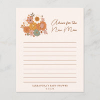 Bonito Boho Retro Chá de panela Floral Aconselhame