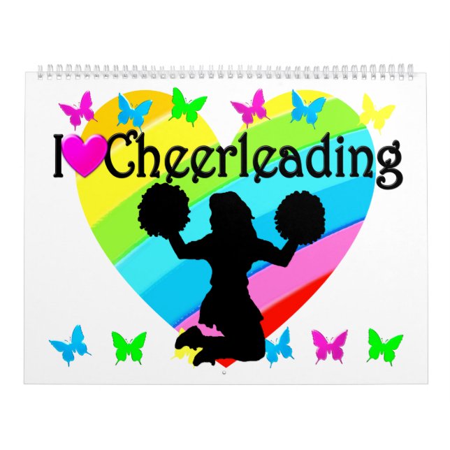 BONITO CALENDÁRIO DE CHEERLEADING, EU AMO CHEERLEA (Capa)