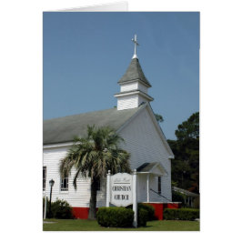 Bonito Cartão de Igreja Antigo