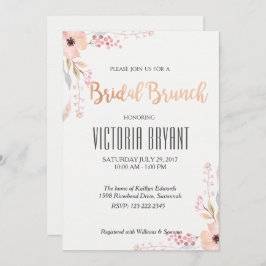 Bonito Convite Floral Bridal Brunch