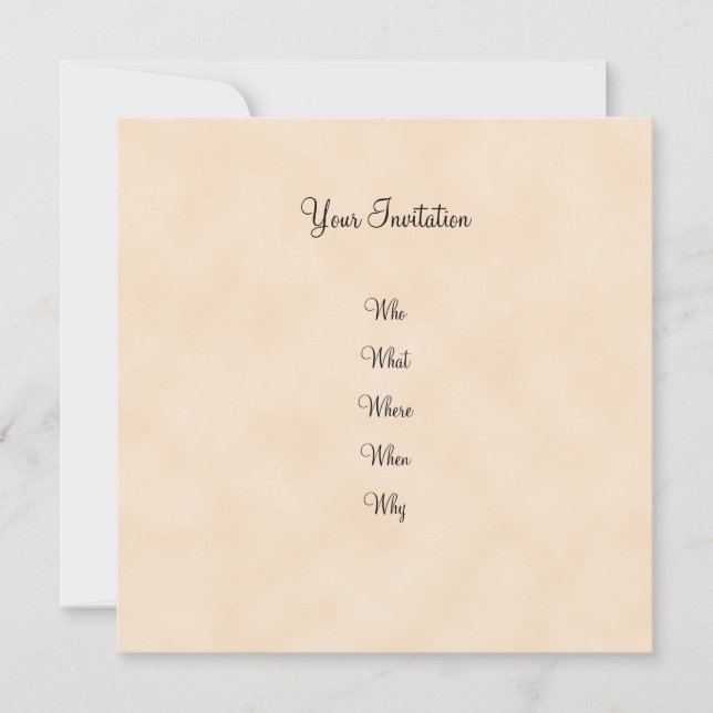 Bonito convite romântico (Frente)