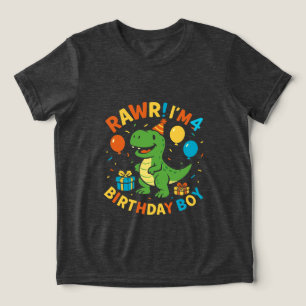 Bonito Dinossauro 4º Aniversário