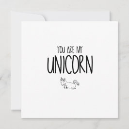 Bonito e engraçado Você é meu unicórnio